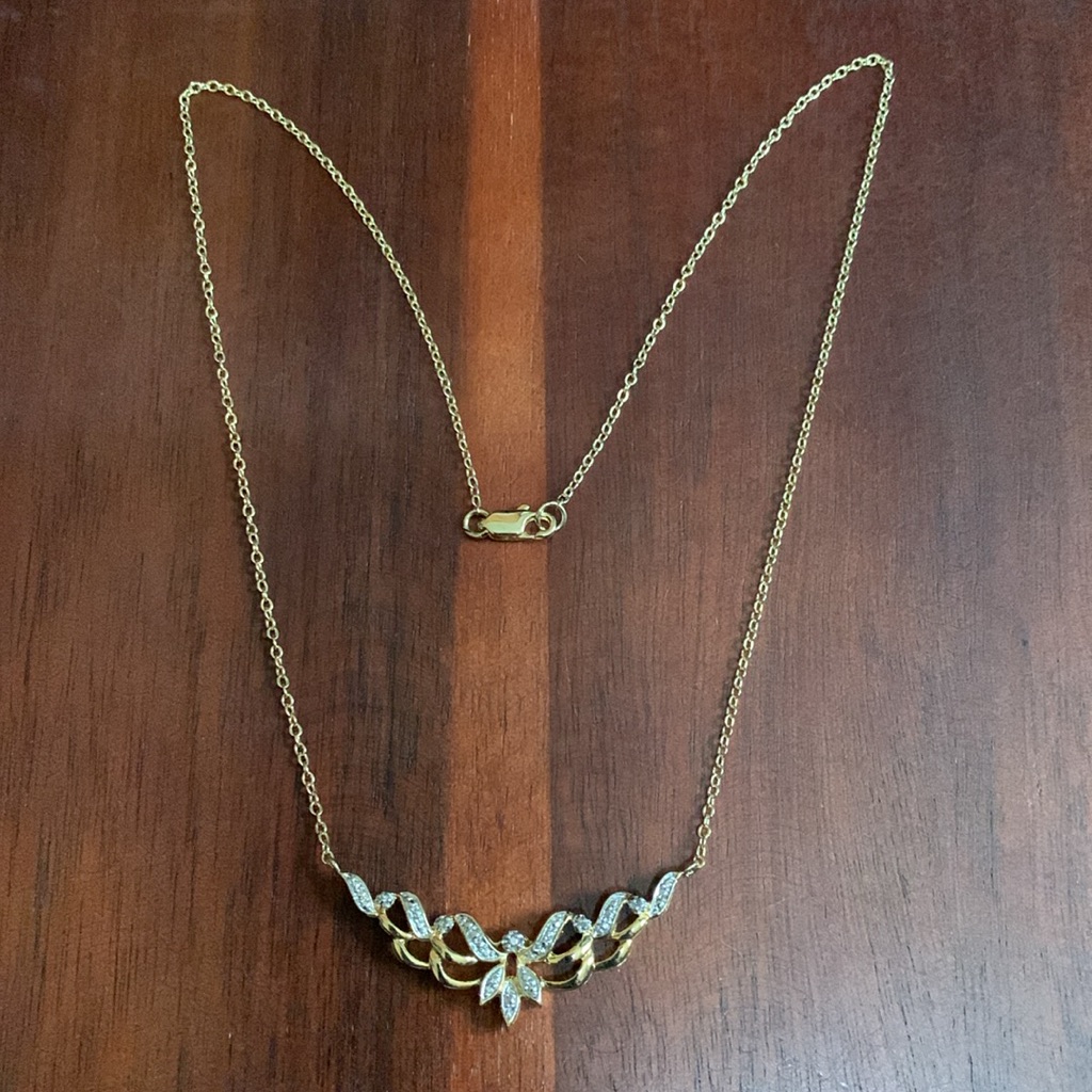 Gold And Silver Tone Necklace